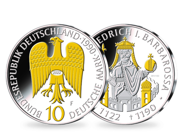 3-Unzen-Feinsilber-Gedenkprägung „Kaiser Friedrich I. Barbarossa“